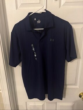 Under Armour Men's Polo Shirt - Dark Blue